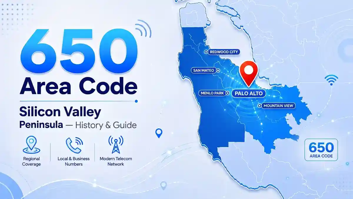 650 Area Code: Location, Cities, Time Zone and Phone Lookup