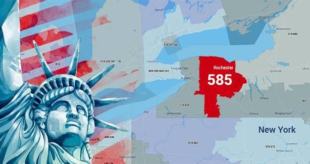 585 Area Code: Location, Cities, Time Zone and Phone Lookup